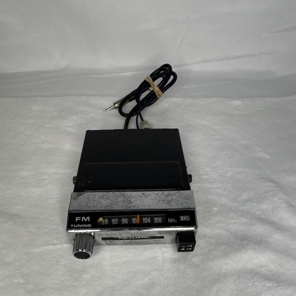 Original Realistic FM Converter Radio Model 12-1345